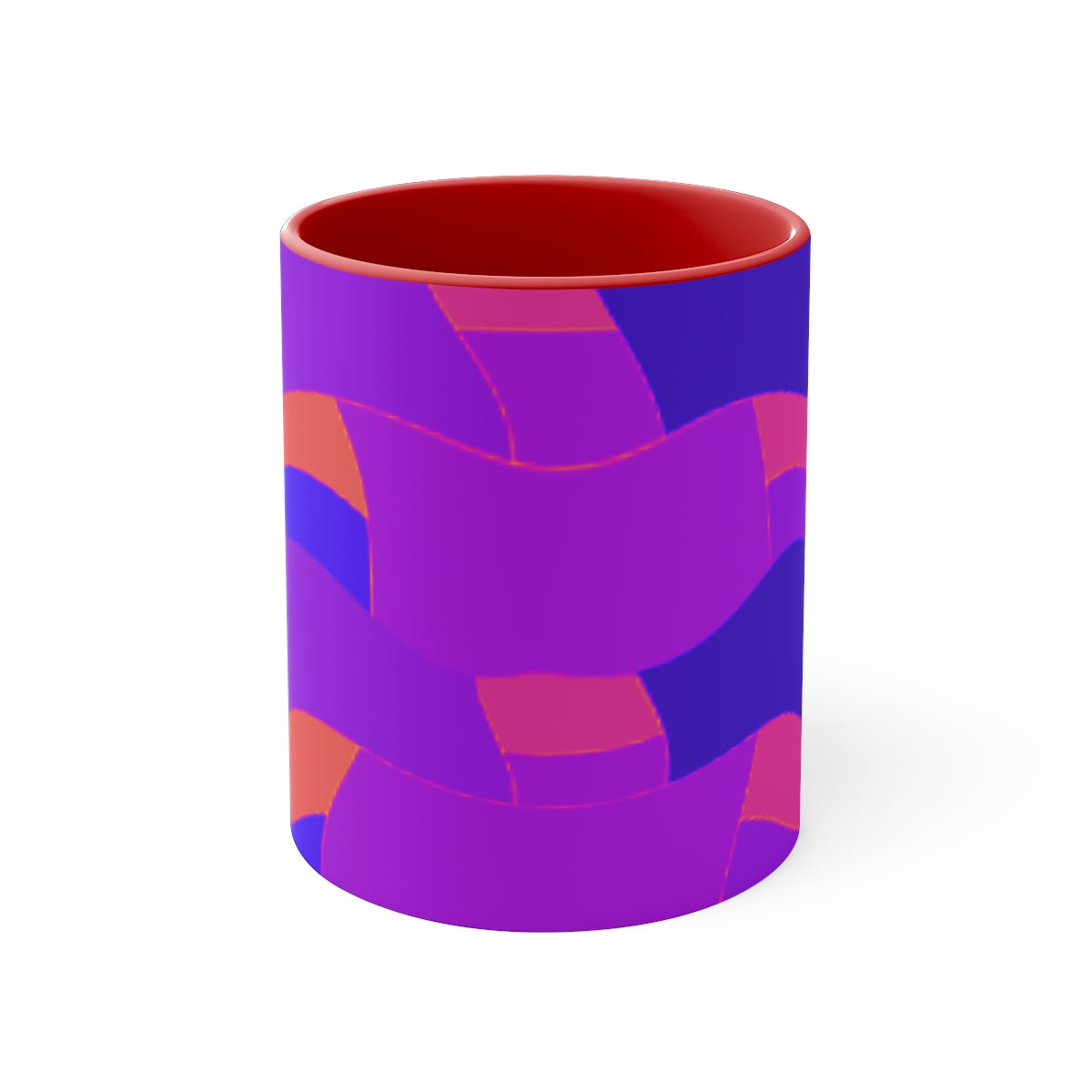 Purple Colorful Accent Mugs, 11oz