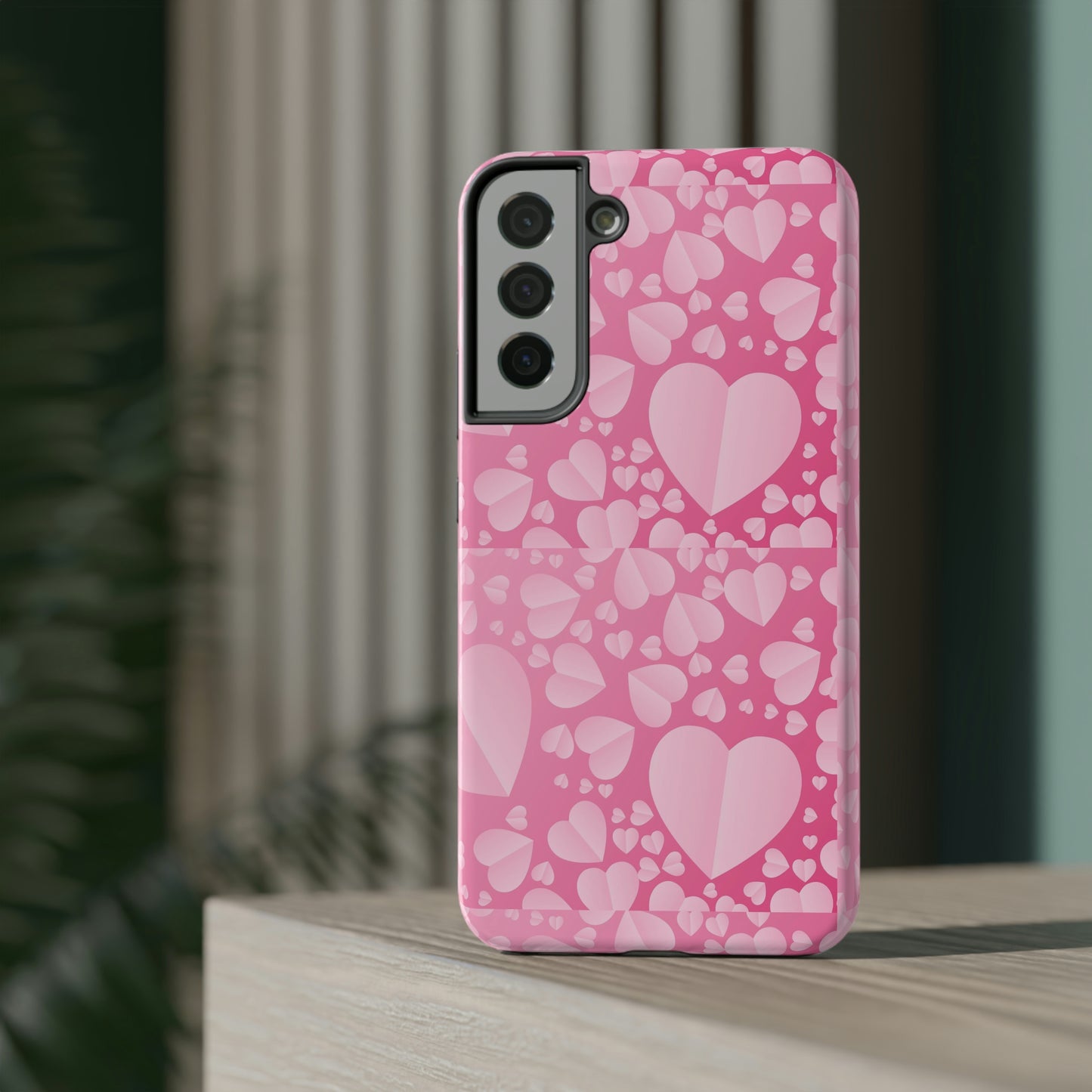 Valentine Heart Pink Impact-Resistant Cases