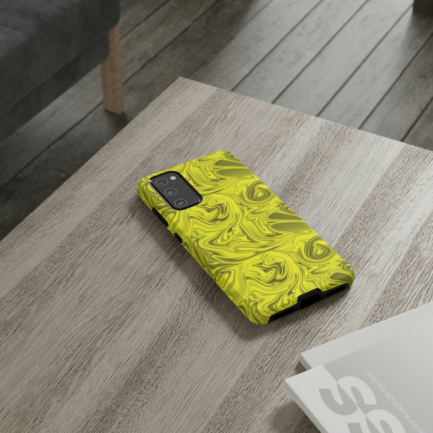 Marble Yellow Tough Cases