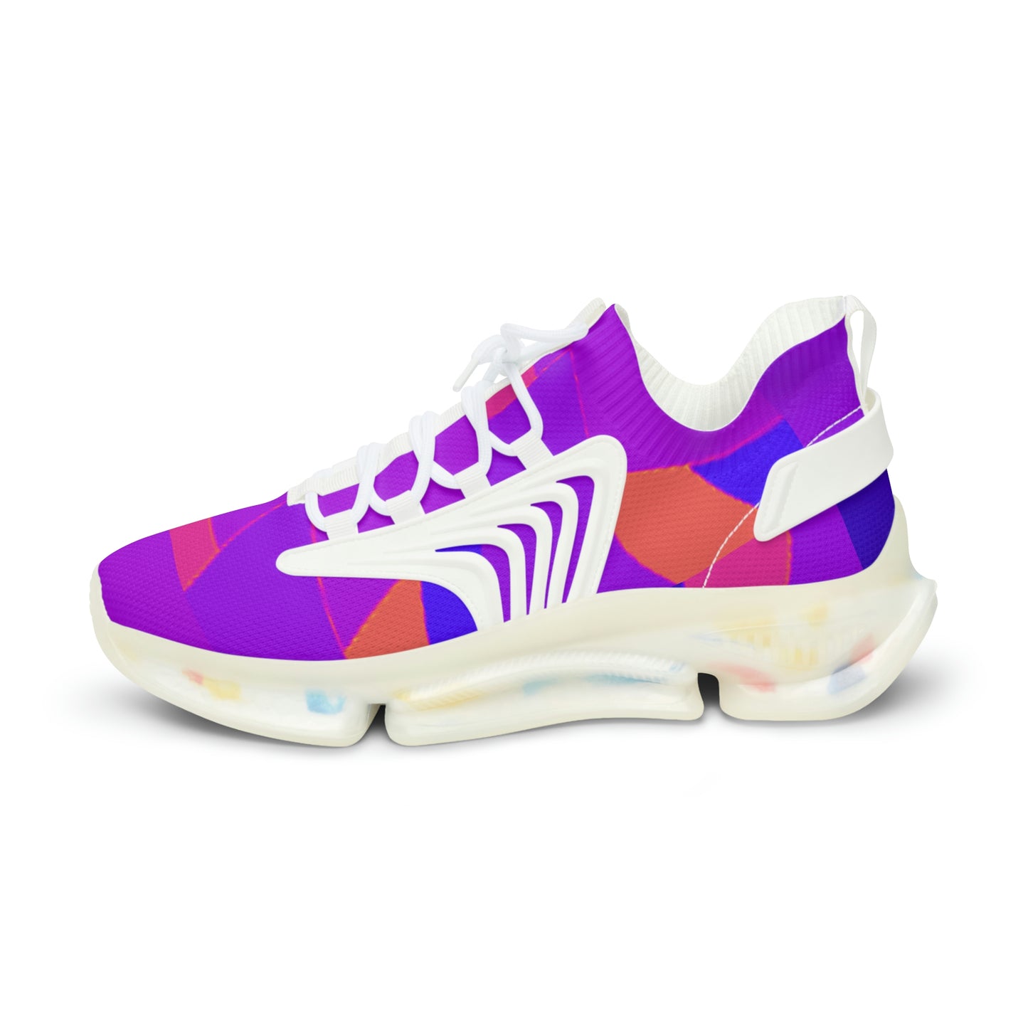 Purple Men's Mesh Sneakers