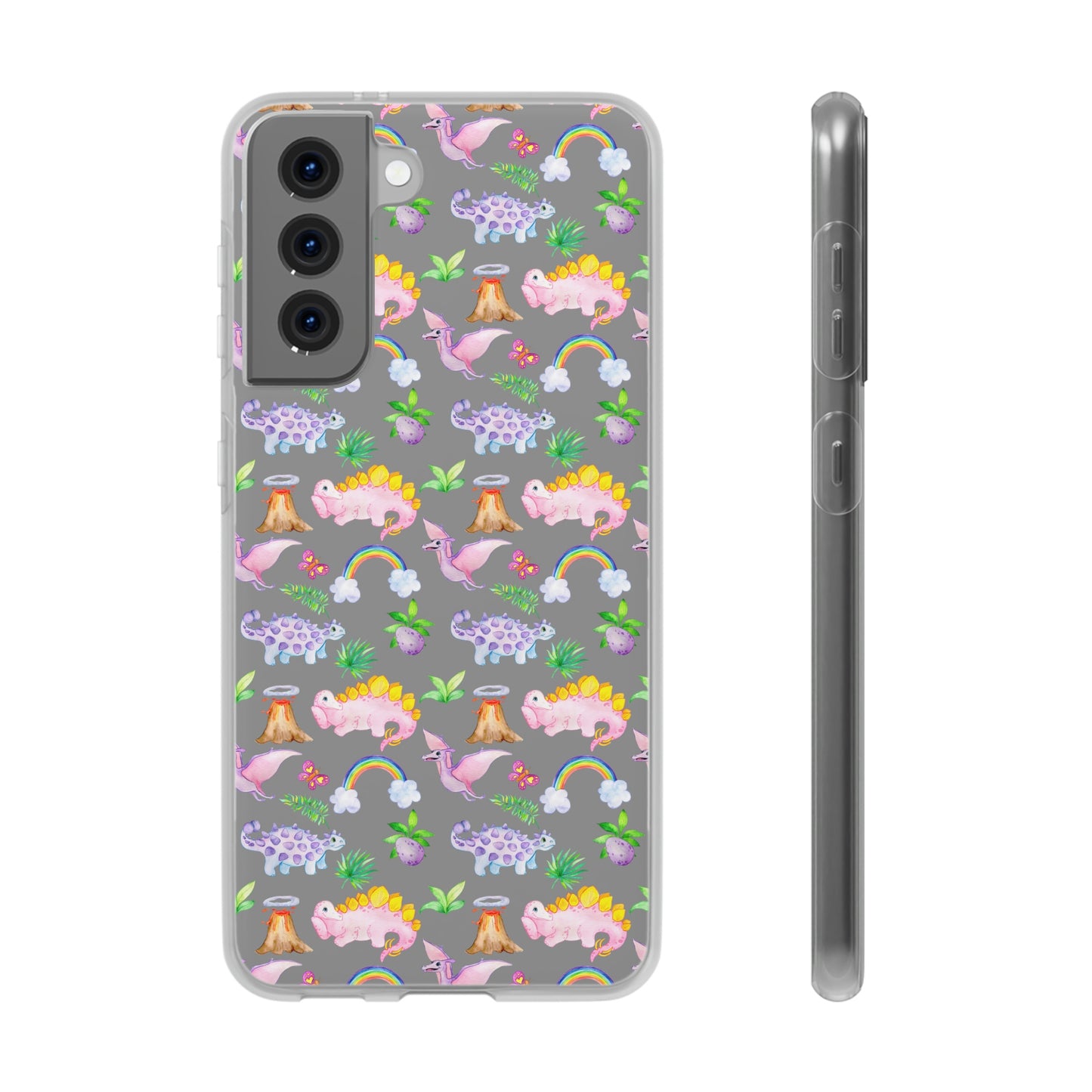 Pink Dinosaur Flexi Cases