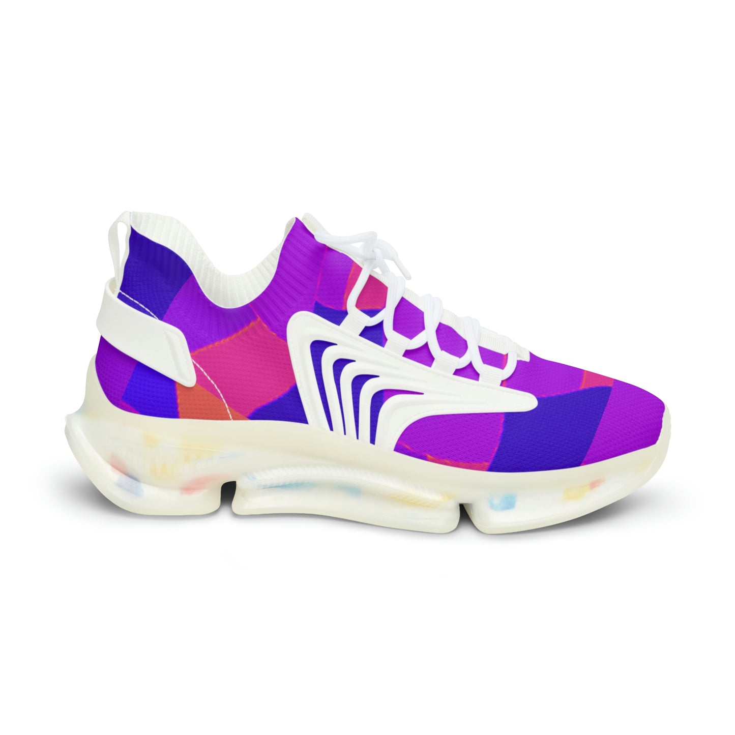 Purple Men's Mesh Sneakers