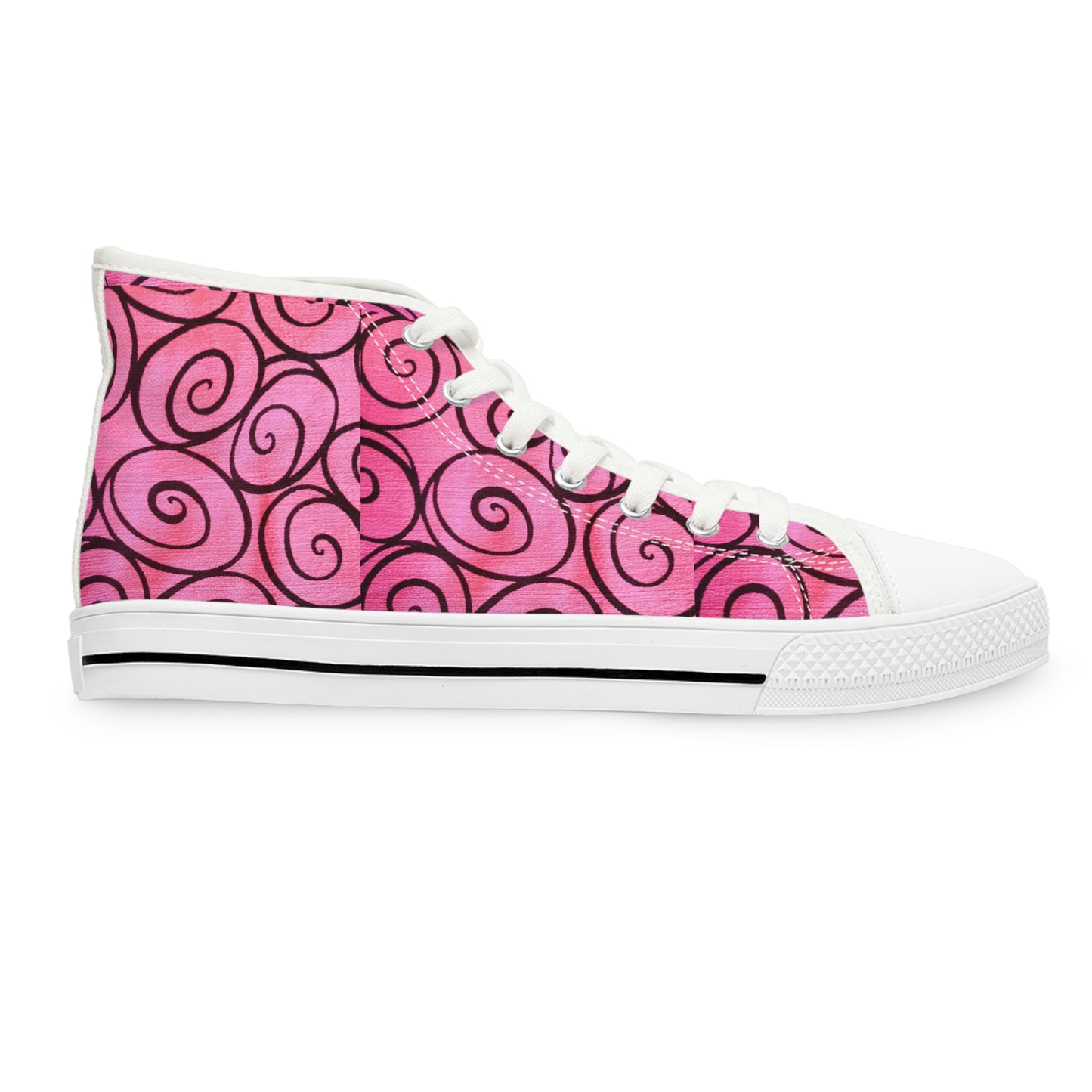 Pink Women's High Top Sneakers