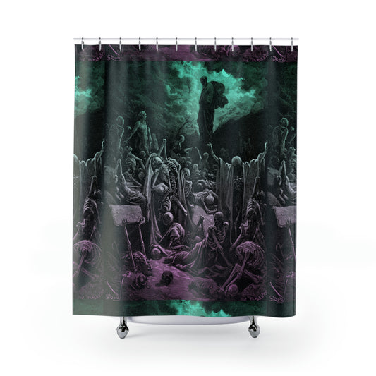 Dry Bones Shower Curtains