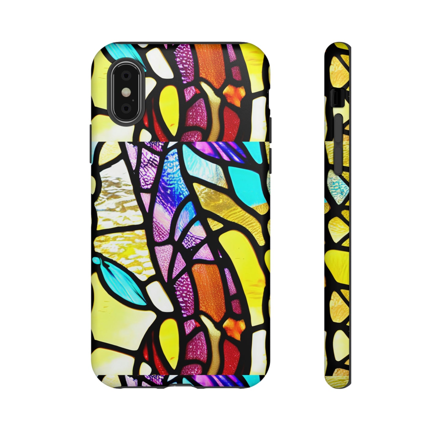 Mosaic Yellow Tough Cases