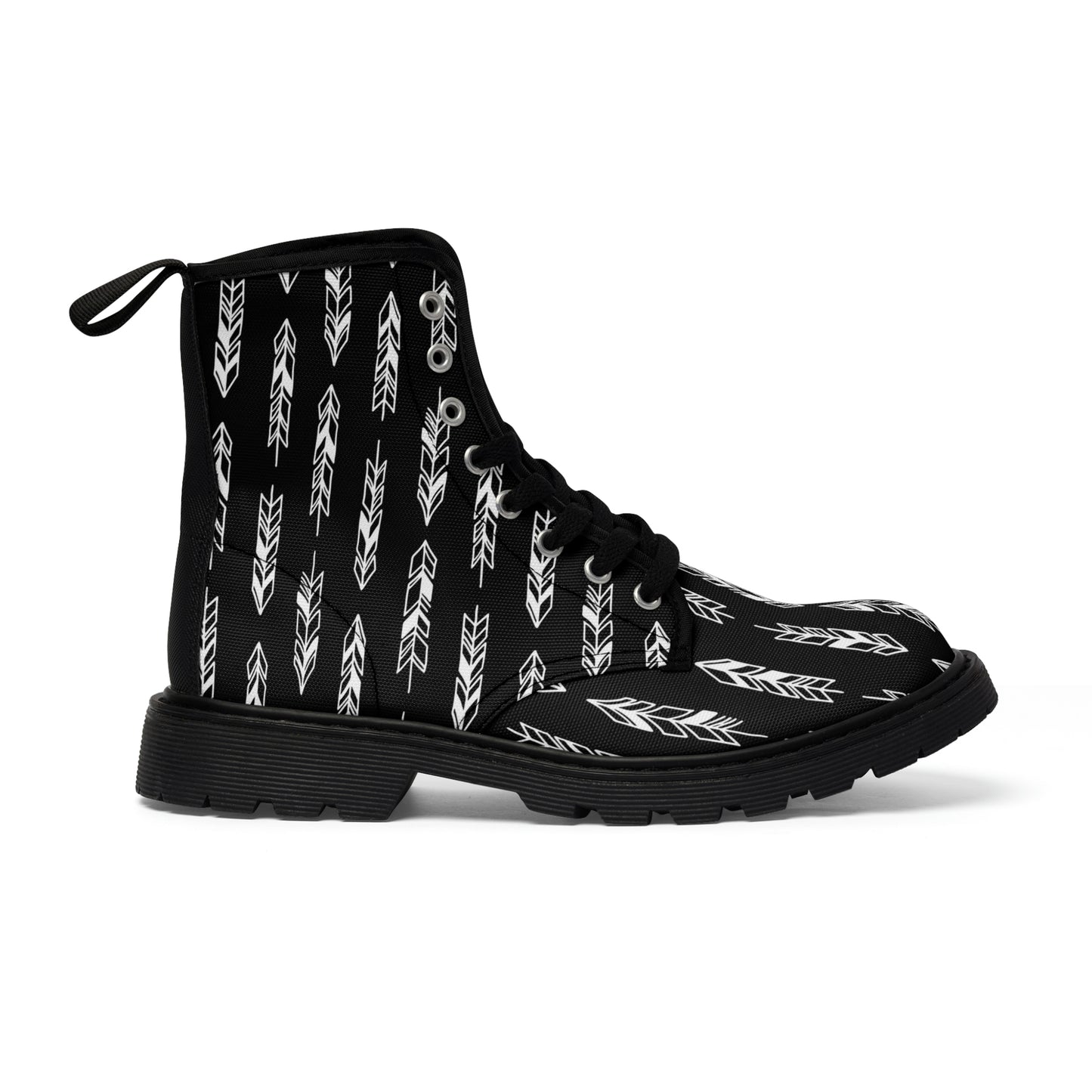 Black Women's Canvas Boots